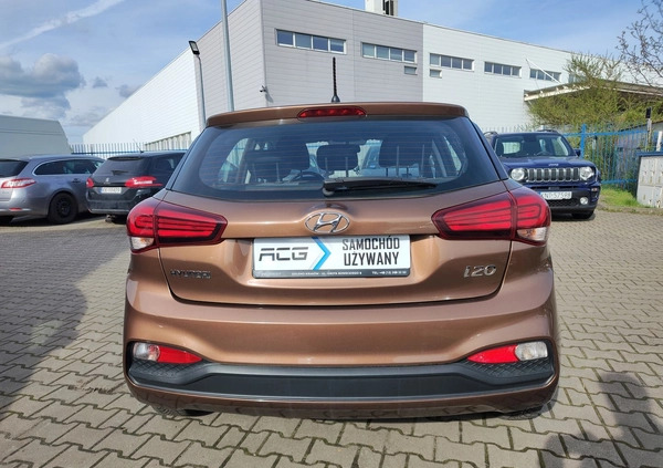 Hyundai i20 cena 39900 przebieg: 149345, rok produkcji 2019 z Sieniawa małe 79